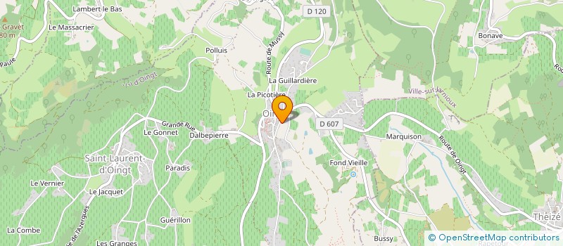 localisation de l'entreprise SPORTS EVENTS  VAL D'OINGT