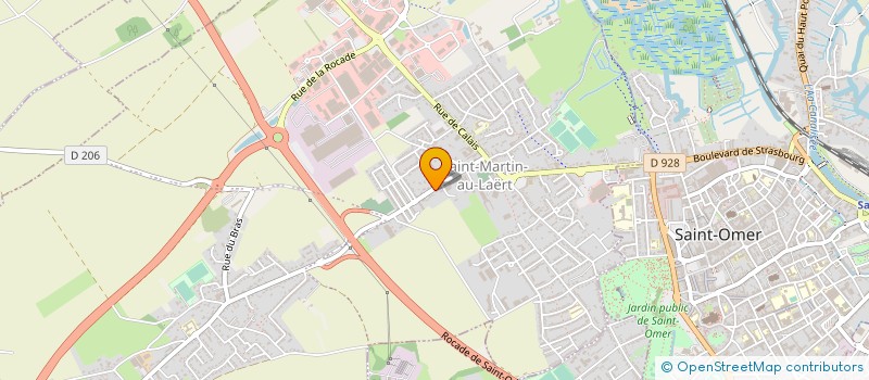 localisation de l'entreprise SPORTS EXPRESSION ET LOISIRS  SAINT-MARTIN-LEZ-TATINGHEM