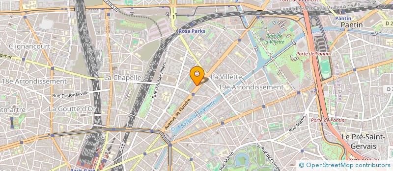 localisation de l'entreprise SPORTS FLANDRE à PARIS