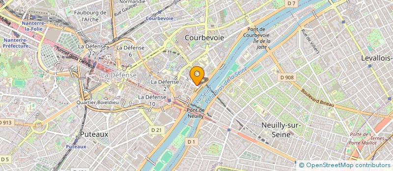 localisation de l'entreprise SPORTS GROUP FRANCE à COURBEVOIE