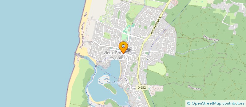 localisation de l'entreprise SPORTS LANDES  VIEUX-BOUCAU-LES-BAINS