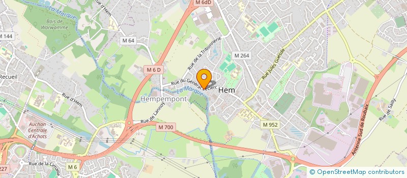 localisation de l'entreprise SPORTS LANGUAGE à HEM