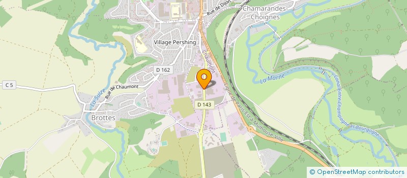 localisation de l'entreprise SPORTS LOISIR DETENTE à CHAUMONT