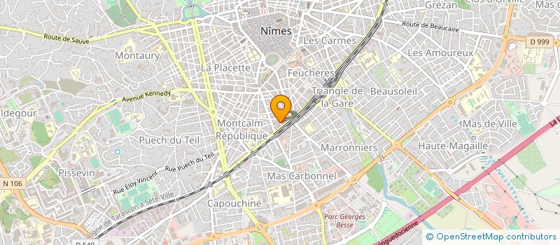 localisation de l'entreprise SPORTS LOISIRS ACTIVITES ET MANUFACTURES à NIMES
