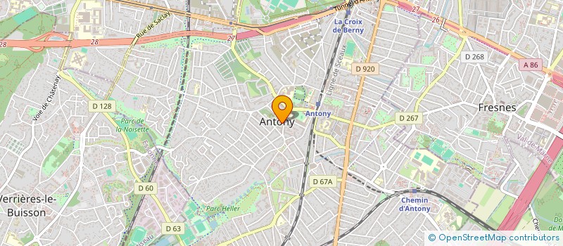 localisation de l'entreprise SPORTS LOISIRS ANTONY à ANTONY