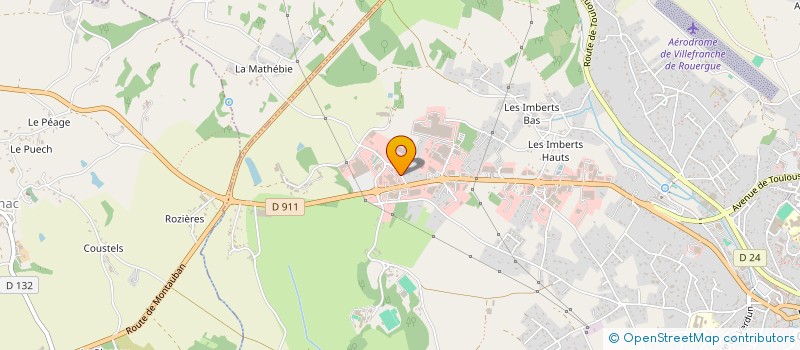 localisation de l'entreprise SPORTS LOISIRS AVEYRON à VILLEFRANCHE-DE-ROUERGUE