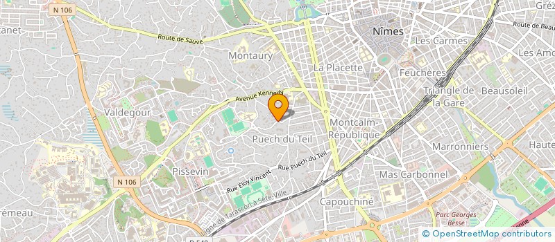 localisation de l'entreprise SPORTS LOISIRS CALMETTOIS  LA CALMETTE