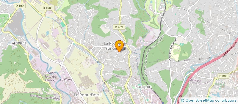 localisation de l'entreprise SPORTS LOISIRS CANINS ROQUETTANS  LA ROQUETTE-SUR-SIAGNE
