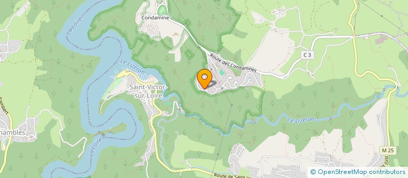 localisation de l'entreprise SPORTS LOISIRS CULTURE A SAINT VICTOR SUR LOIRE  SAINT-ETIENNE