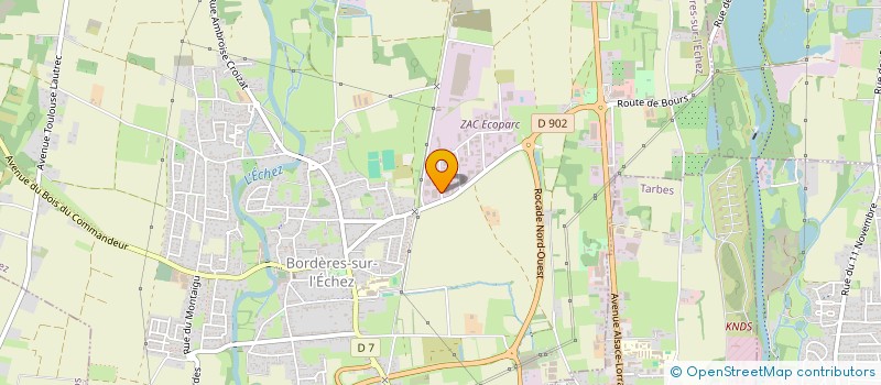 localisation de l'entreprise SPORTS LOISIRS DES 3 SOLEILS  BORDERES-SUR-L'ECHEZ