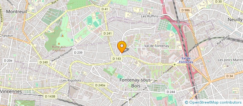 localisation de l'entreprise SPORTS, LOISIRS, DETENTE à FONTENAY-SOUS-BOIS