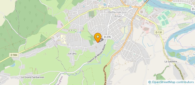 localisation de l'entreprise SPORTS LOISIRS DETENTE VICHY  BELLERIVE-SUR-ALLIER