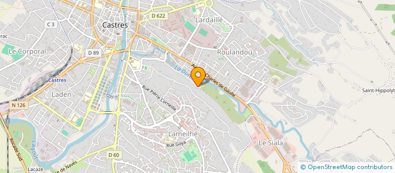 localisation de l'entreprise SPORTS LOISIRS DIFFUSION à CASTRES