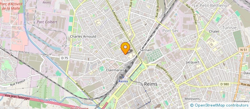 localisation de l'entreprise SPORTS LOISIRS DISTRIBUTION à REIMS