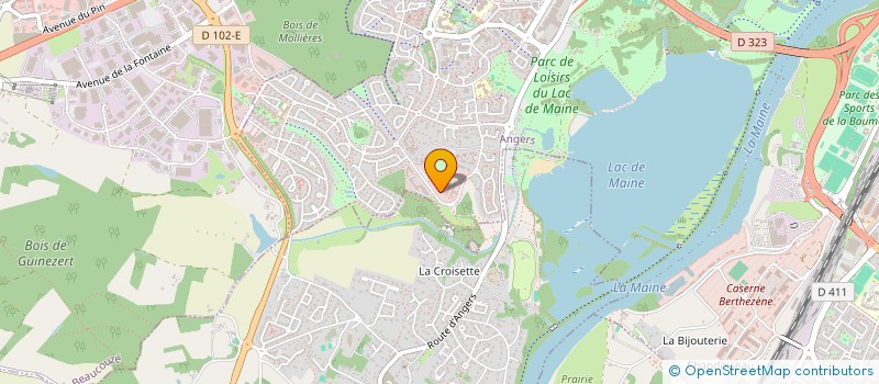 localisation de l'entreprise SPORTS LOISIRS ENVIRONNEMENT ENERGIE à ANGERS