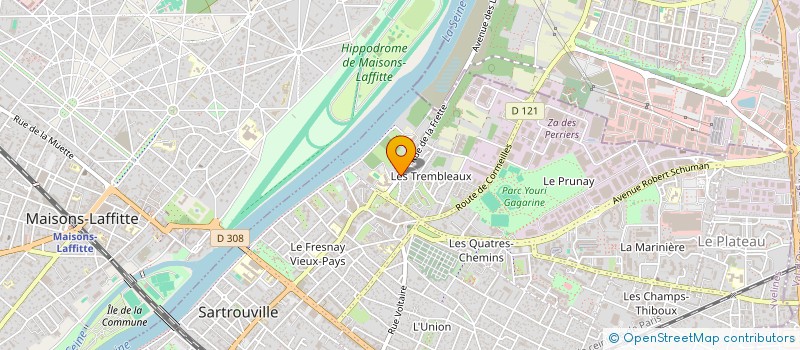 localisation de l'entreprise SPORTS LOISIRS ET CULTURE POUR TOUS à SARTROUVILLE