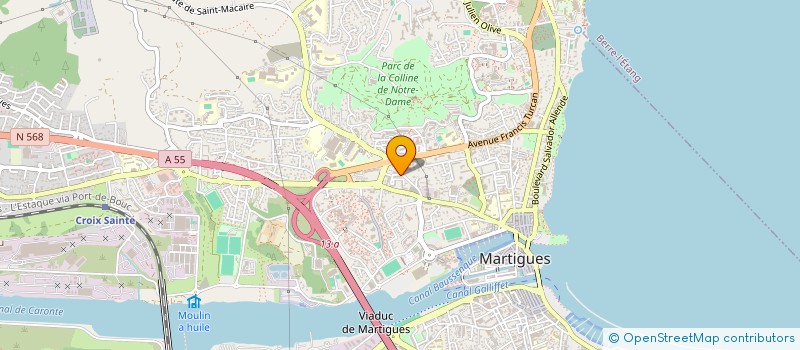 localisation de l'entreprise SPORTS LOISIRS HANDICAP MARTIGUES à MARTIGUES