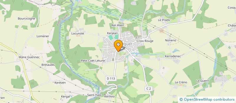 localisation de l'entreprise SPORTS LOISIRS JEUNESSE à CLEGUER