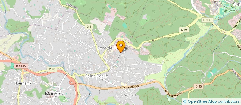 localisation de l'entreprise SPORTS LOISIRS MOUGINOIS à MOUGINS