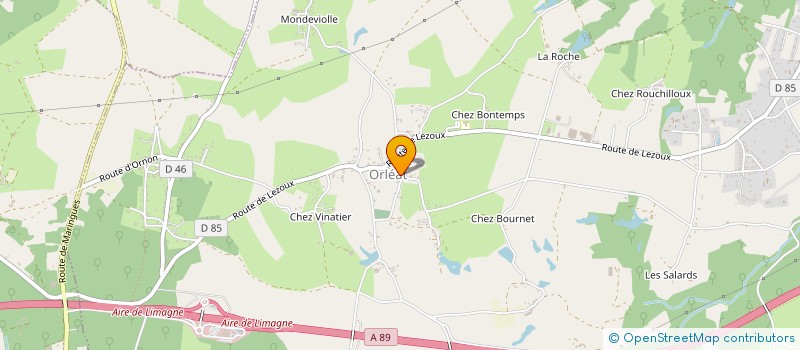 localisation de l'entreprise SPORTS LOISIRS ORLEATOIS  ORLEAT