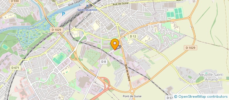 localisation de l'entreprise SPORTS LOISIRS PAYSAGES à SAINT QUENTIN