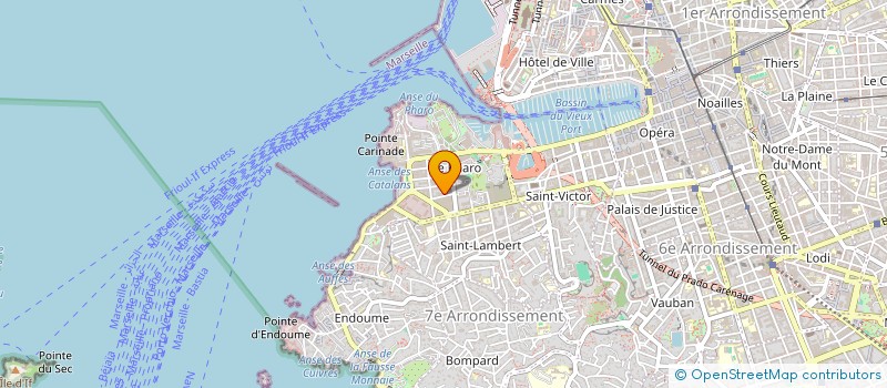 localisation de l'entreprise SPORTS LOISIRS POPULAIRES à MARSEILLE