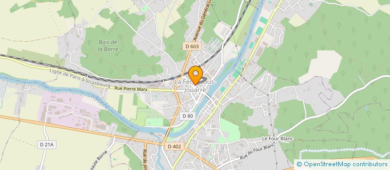 localisation de l'entreprise SPORTS LOISIRS POUR TOUS à LA FERTE-SOUS-JOUARRE