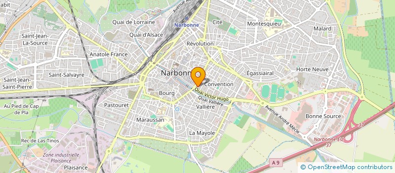 localisation de l'entreprise SPORTS-MAX  NARBONNE