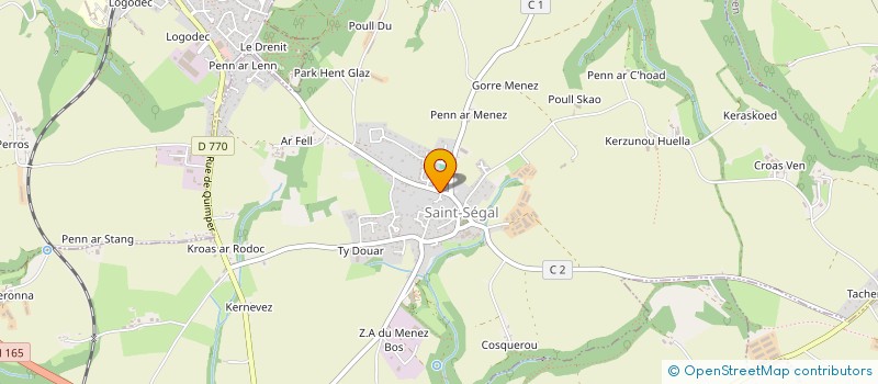 localisation de l'entreprise SPORTS MECANIQUES SAINT-SEGALAIS  SAINT-SEGAL