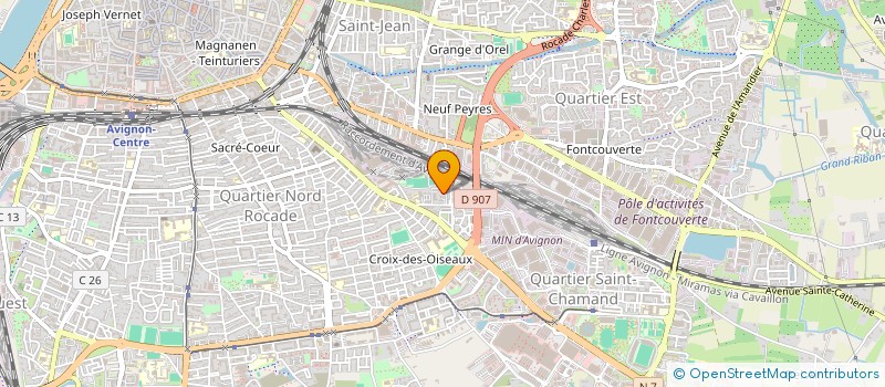 localisation de l'entreprise SPORTS MEDIA  AVIGNON