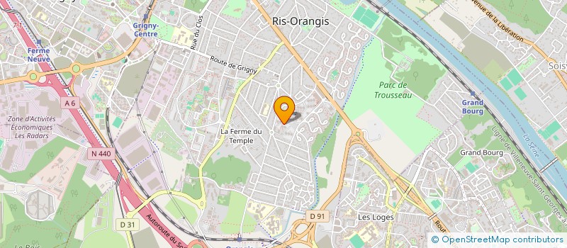 localisation de l'entreprise SPORTS MENTAL ET PERFORMANCE  RIS-ORANGIS