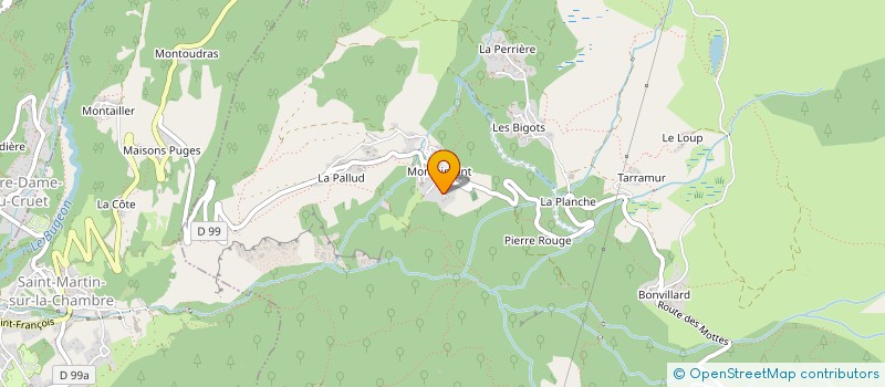 localisation de l'entreprise SPORTS MONTAGNE MONTAIMONT  SAINT FRANCOIS LONGCHAMP