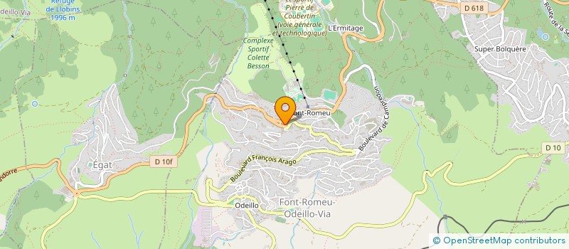 localisation de l'entreprise SPORTS MOUNTAINS à FONT-ROMEU-ODEILLO-VIA