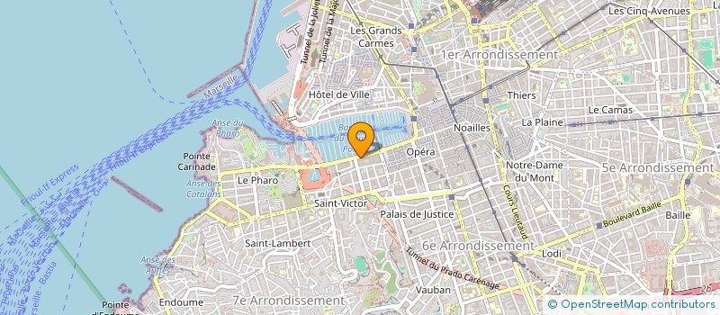 localisation de l'entreprise SPORTS NAUTIC à MARSEILLE