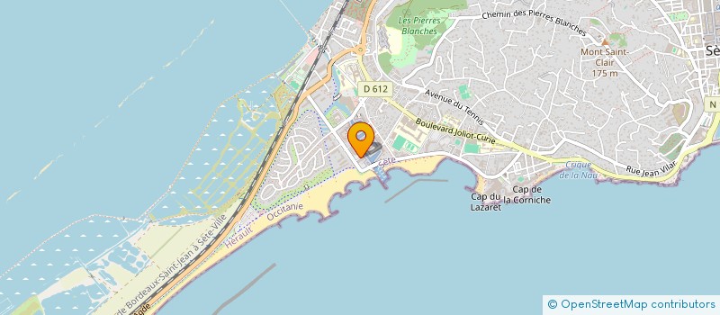 localisation de l'entreprise SPORTS NAUTIQUES à SETE