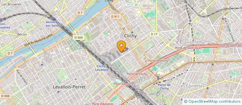 localisation de l'entreprise SPORTS NEWS VIDEO à CLICHY