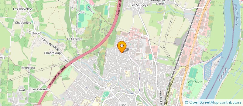 localisation de l'entreprise SPORTS NORDIQUES SANCEENS (SNS) à MACON