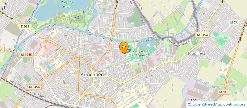 localisation de l'entreprise SPORTS OUVRIERS ARMENTIEROIS BASKET BALL à ARMENTIERES