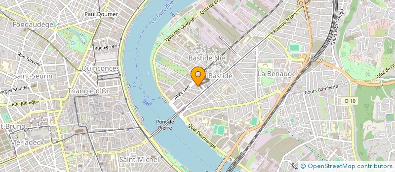 localisation de l'entreprise SPORTS PASSION à BORDEAUX