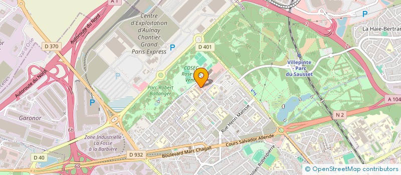 localisation de l'entreprise SPORTS PERFORMANCES à AULNAY-SOUS-BOIS