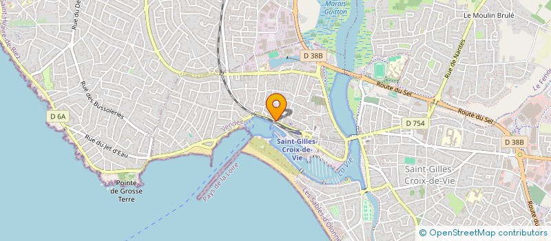 localisation de l'entreprise SPORTS POUR TOUS à SAINT-GILLES-CROIX-DE-VIE