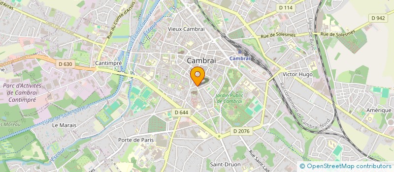 localisation de l'entreprise SPORTS PREVENTION SANTE  CAMBRAI