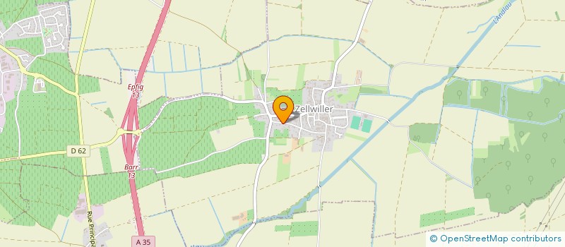 localisation de l'entreprise SPORTS REUNIS  ZELLWILLER