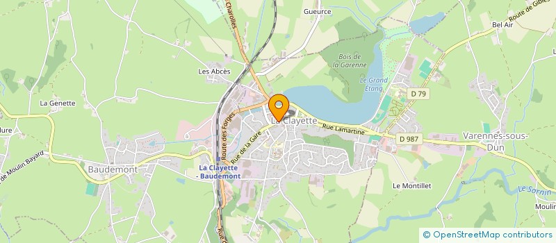localisation de l'entreprise SPORTS REUNIS CLAYETTOIS à LA CLAYETTE