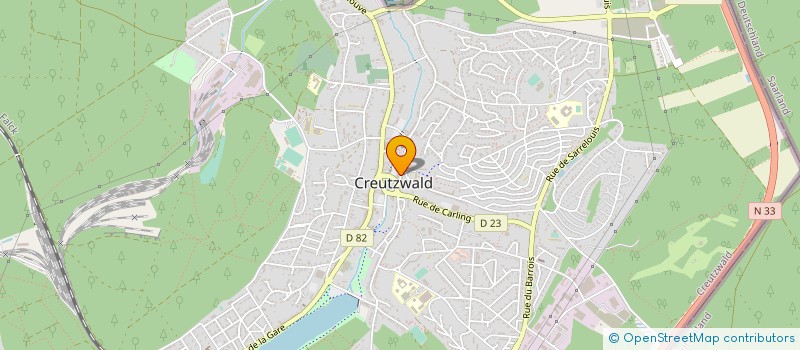 localisation de l'entreprise SPORTS REUNIS CREUTZWALD FOOT à CREUTZWALD