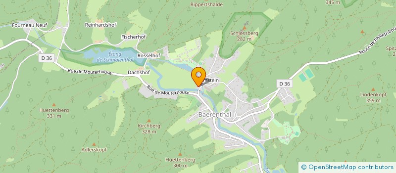 localisation de l'entreprise SPORTS REUNIS DE BAERENTHAL  BAERENTHAL