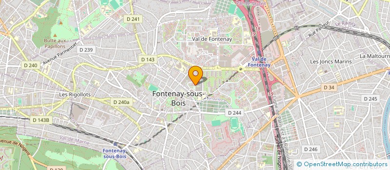localisation de l'entreprise SPORTS TEAM INTERNATIONAL à FONTENAY-SOUS-BOIS