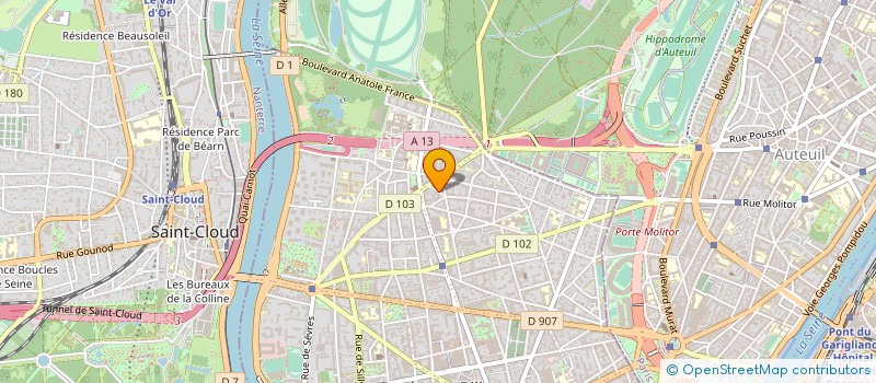 localisation de l'entreprise SPORTS TECHNOLOGIES SERVICES à BOULOGNE-BILLANCOURT