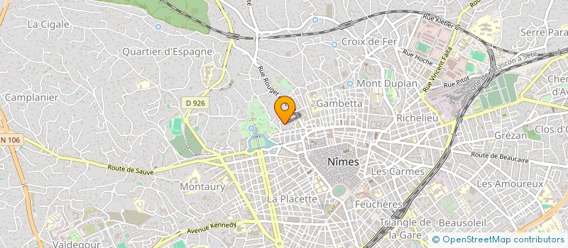 localisation de l'entreprise SPORTS UNIVERSITE NIMES-RESSEIKAN KENDO  NIMES