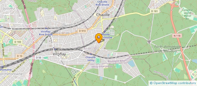 localisation de l'entreprise SPORTS US NATION à CHAVILLE